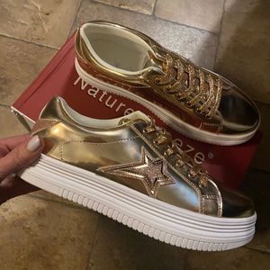 New Nature Breeze Maddie Platform Sneakers Sz 8.5